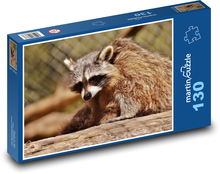 Mýval ve výběhu v zoo Puzzle 130 dílků - 28,7 x 20 cm
