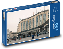 Dworzec Centralny w Brukseli Puzzle 130 elementów - 28,7x20 cm