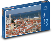 Lisabon - pohled na přístav Puzzle 130 - 28,7x20 cm
