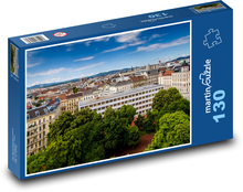 Výhľad na Viedeň Puzzle 130 dielikov - 28,7 x 20 cm 