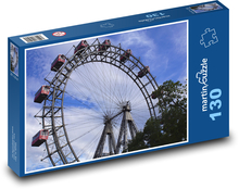Vídeňský Prater - ruské kolo Puzzle 130 dílků - 28,7 x 20 cm