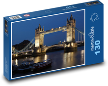 Tower Bridge v Londýně Puzzle 130 dílků - 28,7 x 20 cm