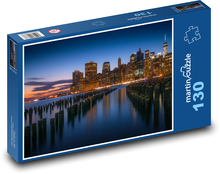 Night New York Puzzle 130 pieces - 28.7 x 20 cm
