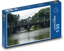 Tokio - most u Císařského paláce Puzzle 130 - 28,7x20 cm