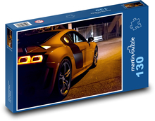 Športové auto v nočnom meste Puzzle 130 dielikov - 28,7 x 20 cm 