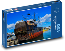 Velká loď v přístavu Thajsko Puzzle 130 - 28,7x20 cm