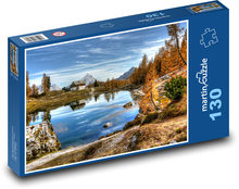 Itálie - Dolomity, hory Puzzle 130 dílků - 28,7 x 20 cm