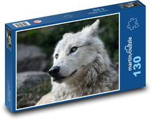 Vlk - divoké zvíře Puzzle 130 dílků - 28,7 x 20 cm