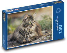 Katze Puzzle 130 Teile - 28,7x20 cm
