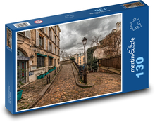 Straßen in Paris - Montmartre Puzzle 130 Teile - 28,7x20 cm