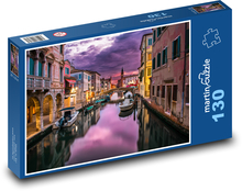 Venedig bei Nacht in Italien Puzzle 130 Teile - 28,7x20 cm