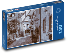 Freiburg - historická ulička Puzzle 130 dielikov - 28,7 x 20 cm