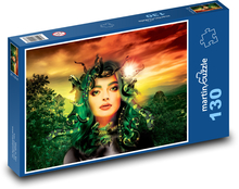 Die Frau, medusa, Mythologie Puzzle 130 Teile - 28,7x20 cm