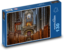 Katedrála - vnitřní pohled Puzzle 130 dílků - 28,7 x 20 cm