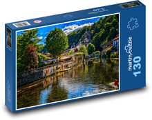 Frankreich - Brantome, der Fluss Puzzle 130 Teile - 28,7x20 cm