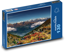 Rakousko - Alpy Puzzle 130 dílků - 28,7 x 20 cm