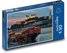 Boot auf der Donau in Bratislava Puzzle 130 Teile - 28,7x20 cm