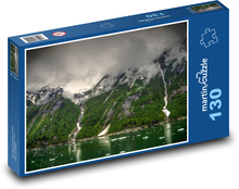 Aljaška - Tracy Arm Puzzle 130 dílků - 28,7 x 20 cm