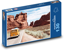 Cestovanie karavanom Puzzle 130 dielikov - 28,7 x 20 cm 