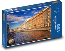St. Petersburg - Kanal, historische Häuser Puzzle 130 Teile - 28,7x20 cm