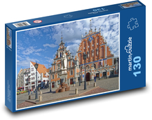 Lotyšsko - Riga Puzzle 130 dílků - 28,7 x 20 cm