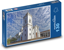 Kolumbie - kostel Puzzle 130 dílků - 28,7 x 20 cm