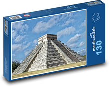 Mexiko - pyramida Puzzle 130 dílků - 28,7 x 20 cm