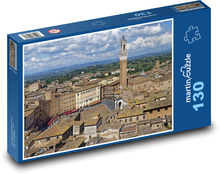 Siena, Włochy - Historyczne miasto Puzzle 130 elementów - 28,7x20 cm