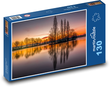Sonnenuntergang über dem See Puzzle 130 Teile - 28,7x20 cm