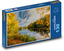 Herbst in England - Yorkshire Puzzle 130 Teile - 28,7x20 cm
