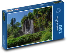 Chorwacja - Plitvice Puzzle 130 elementów - 28,7x20 cm