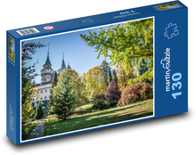 Herbst im Schlosspark Puzzle 130 Teile - 28,7x20 cm