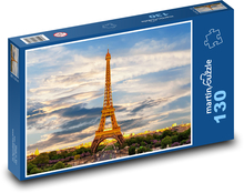 Paríž - Eiffelova veža Puzzle 130 dielikov - 28,7 x 20 cm 