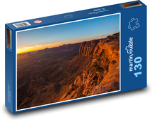 Západ slnka v Utahu - USA Puzzle 130 dielikov - 28,7 x 20 cm 
