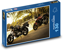 Motorräder am Seeufer Puzzle 130 Teile - 28,7x20 cm