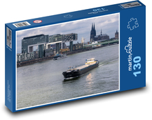 Německo - řeka Rýn Puzzle 130 dílků - 28,7 x 20 cm