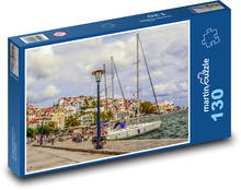 Boote im Yachthafen Puzzle 130 Teile - 28,7x20 cm