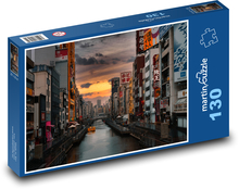 Čína - Hongkong Puzzle 130 dílků - 28,7 x 20 cm