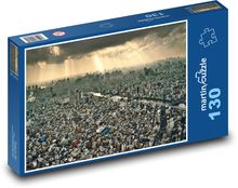 Wieżowce w mieście Puzzle 130 elementów - 28,7x20 cm