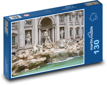 Taliansko - Fontána di Trevi Puzzle 130 dielikov - 28,7 x 20 cm 