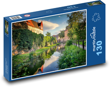 Hradná priekopa Puzzle 130 dielikov - 28,7 x 20 cm 