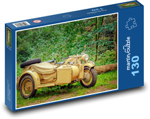 Militärhistorisches Motorrad Puzzle 130 Teile - 28,7x20 cm