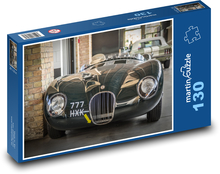 Zelený sportovní vůz Puzzle 130 dílků - 28,7 x 20 cm