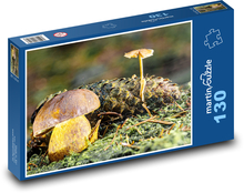 Huby v lese Puzzle 130 dielikov - 28,7 x 20 cm 