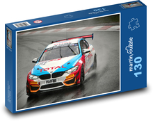 Závody za deště Puzzle 130 dílků - 28,7 x 20 cm