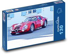 Italienischer Rennwagen Puzzle 130 Teile - 28,7x20 cm