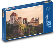Zamek Vranov nad Dyjí Puzzle 130 elementów - 28,7x20 cm