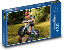 Radfahrer - Biker Puzzle 130 Teile - 28,7x20 cm