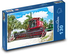Kombajn zbożowy - sprzęt rolniczy Puzzle 130 elementów - 28,7x20 cm