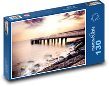 Pier to the sea Puzzle 130 pieces - 28.7 x 20 cm 